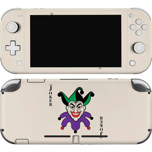 DC Comics The Joker Calling Card Nintendo Switch Lite Skin